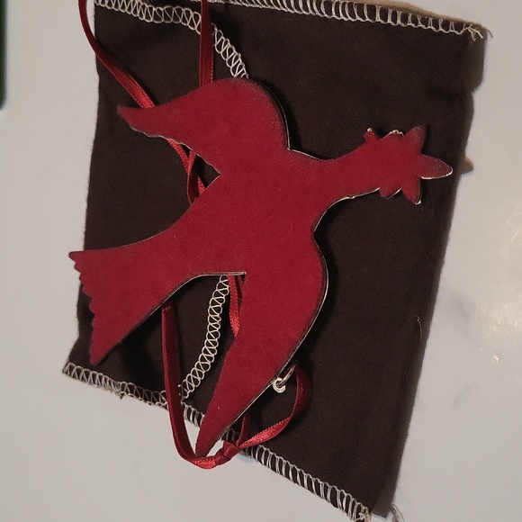 Gorham Christmas tree ornament- Vermont Dove. Original box with cloth bag. - Picture 2 of 4